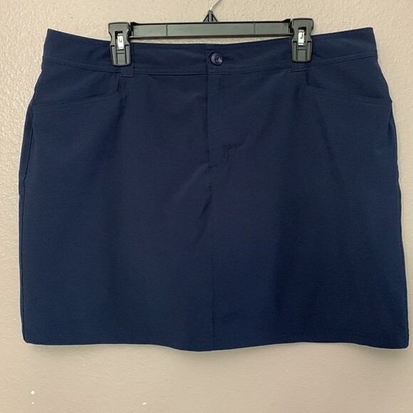 Edie Bauer Blue Sport Hiking Skort Skirt Woman’s Plus 16 - Picture 2 of 15